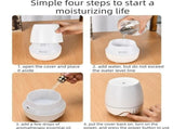 3-piece Office Comfort Gift Bundle Set White Aromatherapy Diffuser, White Self-Stirring Cup & V888-ELOSUNG53459