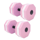 2Pcs High Density EVA Foam Dumbbell Set Aquatic Exercise Dumbbells for Men Women Indoor Swimming V1294-YM0521-3111230070811