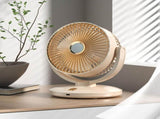 Table Fan, Air Circulation Fan with 5 Wind Speeds, Quiet and Energy Saving, Compact and Portable for V1237-ZY-924-036