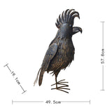 Rustic Cockatoo Garden Statue 66cm V637-03814COC