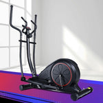 Everfit Exercise Bike Elliptical Cross Trainer Home Gym Fitness Machine LCD EB-F-MB-01-BK