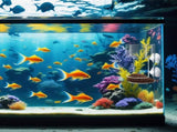 No Mess Aquarium Feeder, 2026 New Acrylic Clear Fish Tank Feeder with Suction Cup, Preventing Food V1258-DP02-F-47