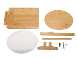 Wooden Tortilla Press Rotatable Kitchen Wood Dough Presser Heavy Duty Corn Tortilla Machine V1294-YM0901-3118250171411