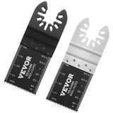 VEVOR 30PCS Multi Tool Blades Kits, Universal Quick Release Oscillating Saw Blades, 8 Types Wood V952-BDGJDPTZ33PCSGK9LV0
