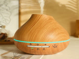 wood grain aromatherapy humidifier, ultrasonic quiet timer V1347-730-58793-WOO-D