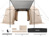 Pop up Gazebo Screen Tent, 3.6x3.6 m, 13-Sided Spherical Camping Canopy Tent with Removable Top & V952-TMZPQXK13M1254U9V001V0