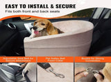 Dog Car Seat, Waterproof Dog Booster Seat for Car with A Storage Pocket, Clip-On Safety Leash and V952-CWZGQCZYZQHT264QBV0
