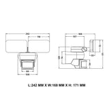 Philips SmartBright LED Motion Sensor Floodlight 2x15W V1202-V1-PHLSBSLLED20NWF