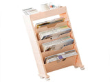 Classroom Bookshelf Multilayer with Universal Wheel Book Storage Shelving for Living Room V1294-YM0512-3117220266613