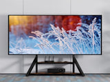 Reinforced Metal 40-100" Tv Floor Stand 2 Tier Shelf Tv Mount Adjustable Height V767-U-Z1188-V1