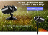 LED Holiday Projector - Dual Lens Colorful Water Wave and Pattern Projection with V888-ELOSUNG55865
