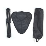 Adjustable Portable Folding Stool with Aluminum Alloy Telescopic Legs for Outdoor Camping, Fishing, V1341-ZY-8MEGVYNV-BLACK