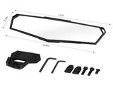 Center Rear View Mirror Compatible with Polaris RZR PRO XP/4 RZRRearview Mirror Convex V1369-AZ3-W-01214