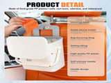Car Trash Can with Lid and Phone Holder, Universal Bin, Waterproof Hanging Vehicle Garbage Can, Leak V1259-DP01-A-4416