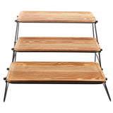 Wood Tray for Display Wood Rustic Style 1 Set V1369-AZ3-W-20599