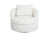 Levede Fleece Swivel Chair CH1133-BG