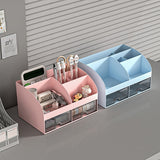 Desktop Storage Box White/Blue/Pink Paper Boxes Type Other Blue V1237-ZY-203-1102