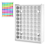 Paint Organizer, 63 Holes Acrylic Organizer Craft Storage Crafts Holder Vertical V1370-AZ4-08083