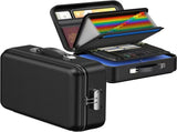 3-Layer Fireproof & Waterproof File Organizer Box with Security Lock - EVA V888-ELOSUNG42916
