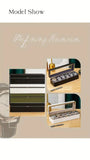 Luxury transparent-lid watch box with 6 fabric-lined compartments, portable and shockproof design, V1106-SBSNH002