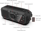 Noodradio - Solar-powered emergency radio, hand-operated - AM/FM/weather radio - With torch - SOS V1259-DP01-BO-649