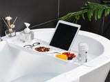 Bathtub Tray Stable Placement Expandable Plastic Material Draining Design Bath Caddy Tub Table for V1294-YM0512-3112220078811