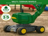 John Deere RT421022 Rolly Digger XL Ride-On Excavator Childrens Toy 360 deg Rotation, Work Scoo