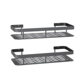 2 Pack Bathroom Wall Shelf Storage Racks, 30 x 13 x 5 cm, Black V1188-MS-617-091