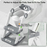 Potty Training Seat Ladder, Kids Boys Girls, Grey V178-28091