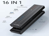 ACASIS DS-516PB 16-Port USB 3.2 Gen1 5Gbps 60W On-Off Switch 4xUSB3.2 - 5Gbps, 10xUSB-A2.0, V28-ELEACADS516PB
