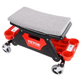 VEVOR Mechanic Stool Creeper Seat 300lb Rolling Shop Stool with Tool Trays V952-DSNHXCD300BYRE1RIV0