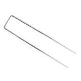 50Pcs Galvanized Steel Garden Stakes U Shaped Tent Stakes U Shaped Galvanized Landscape Pins Heavy V1294-YM0703-3111230111611