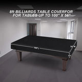 8 Feet Pool Cover, Waterproof & Dustproof 420D Oxford Cloth Billiard Pool Cover for Pool V1188-CYX-J02-1854