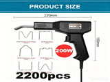 200W Plastic Welding Machine Kit Stapler Welder Garage Tool Repair Car Bumper V201-FDZ0067BL8AUB