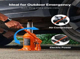 Hydraulic Jack, 20 Ton Load Capacity, 225-435 mm Lifting Range, Heavy Duty Welded V952-PSQJDCSSDS20AUFBY001V0