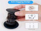 10 Pack Universal Bathroom Drain Stopper, Pop Up Drain Strainer with Overflow, Push and Seal V1258-DP02-C-807