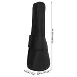 Durable Black Ukulele Case Bag with Comfortable Texture for Portable Use V1192-AZ-W-22657