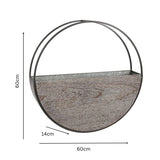 Timber Elemental Wall Planter 60cm V637-91269PLN