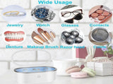 45kHz Ultrasonic Jewelry & Eyeglass Cleaner with 18oz Large Capacity V1263-JX-4709