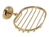 Wall Mounted Metal Soap Holder Antique Bathroom Soap Basket Dish Holder Golden Twist V1294-YM0626-3112220087911