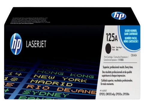 HP 125A Black Original LaserJet Toner Cartridge V1141-CB540A