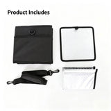 Insulated Drink Carrier Bag with Dividers Portable 4 Cup Beverage Tote for Picnic Outdoor Travel V1369-AZ3-W-11169