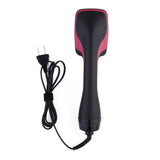 Paddle Brush, Electric Hair Dryer, 2 in 1 Multifunctional Anion Hair Dryer Brush Comb Styler V1366-AZ2-W-11189