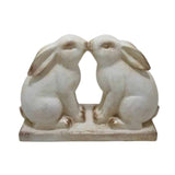 Kissing Rabbits Statue 46cm V637-40480RBT