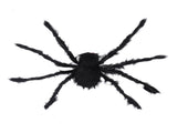 Halloween Spider Decoration Black Hairy Spider with Purple Lighted Eyes Legs for Yard Party Haunted V1294-YM0901-3115230085213