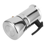 Stainless Steel Moka Pot Portable Coffee Maker Brewing Coffee Machine for Home Office6 Cups 300ml V1294-YM0721-3118210098912
