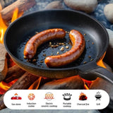 5-Star Chef Non Stick Frying Pan Cast Aluminium Steak Skillet BBQ Cookware 30cm FP-1CA-BK