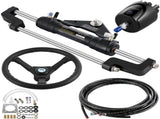 Hydraulic Boat Steering Kit, 300HP Hydraulic Steering Kit Helm Pump, Hydraulic Outboard Steeing Kit V952-YYDJHK6400A-3TJ14V0