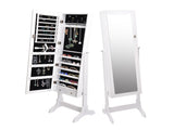 Levede Mirror Jewellery Cabinet Makeup JB1002-WH