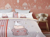 Duck Kids Quilt Cover Set - King Single Size V493-SM-KS-03